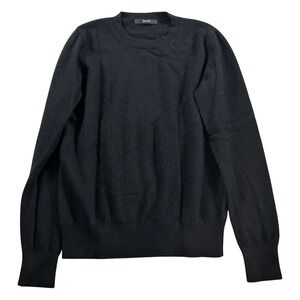 Quince Black Crew Neck Long Sleeve Sweater Men's Size Medium